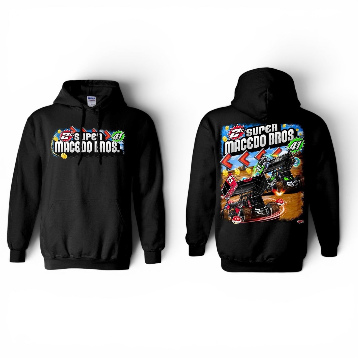 Macedo Brothers 2.0 Design Hoodie (Black)