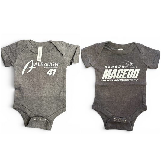 Albaugh/Macedo 41 Onesie (Heather Grey)