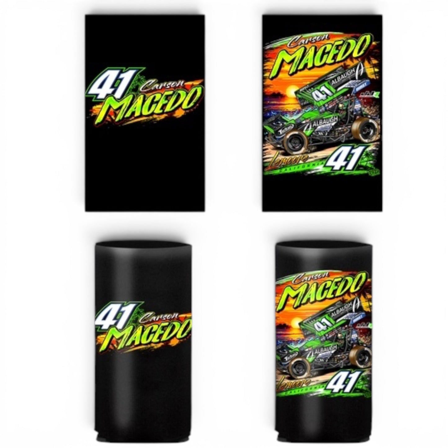 Cali Vibes Design Can Koozie (Slim & Regular)