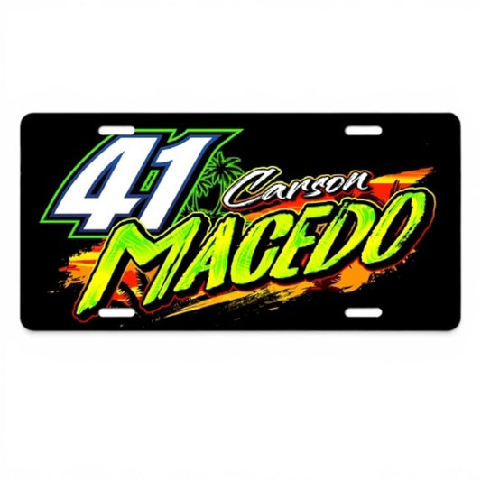 Cali Vibes Design License Plate