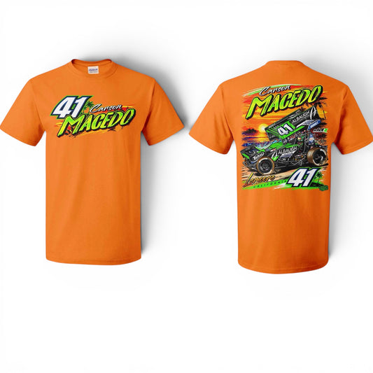 Cali Vibes Design T-Shirt (Neon/Safety Orange)