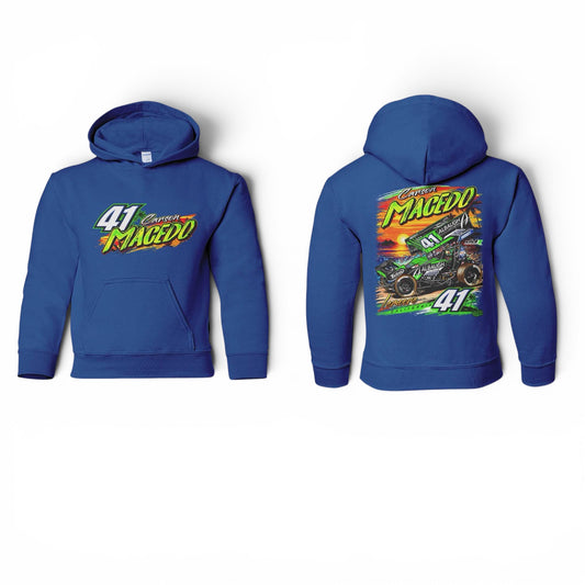 Youth Cali Vibes Design Hoodie (Sapphire/Royal Blue)