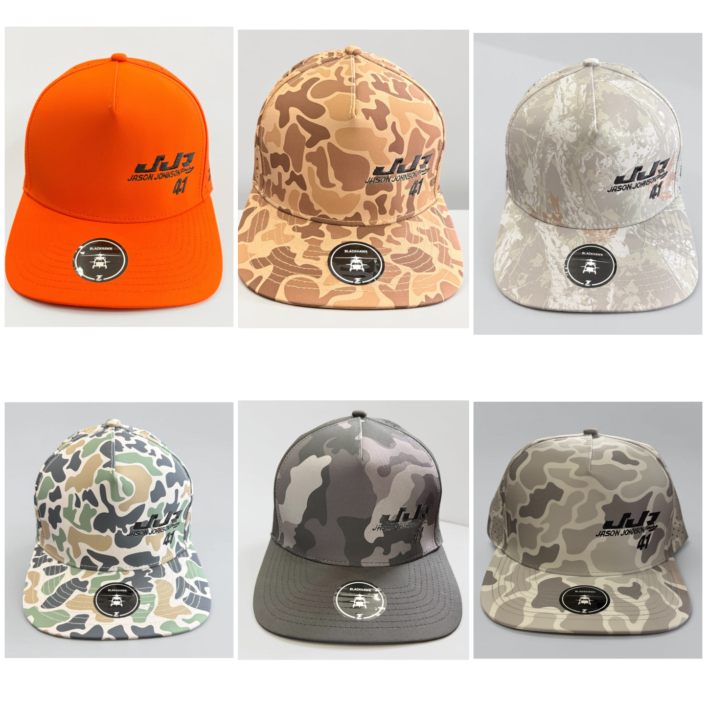 JJR 41 Camo Snapback Hat