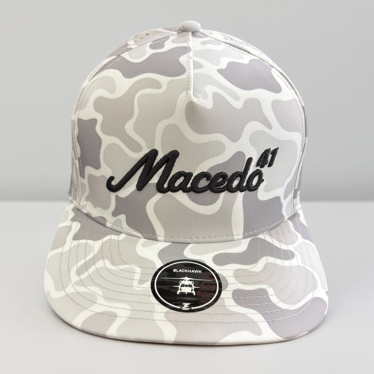 Macedo 41 Camo Snapback Hat