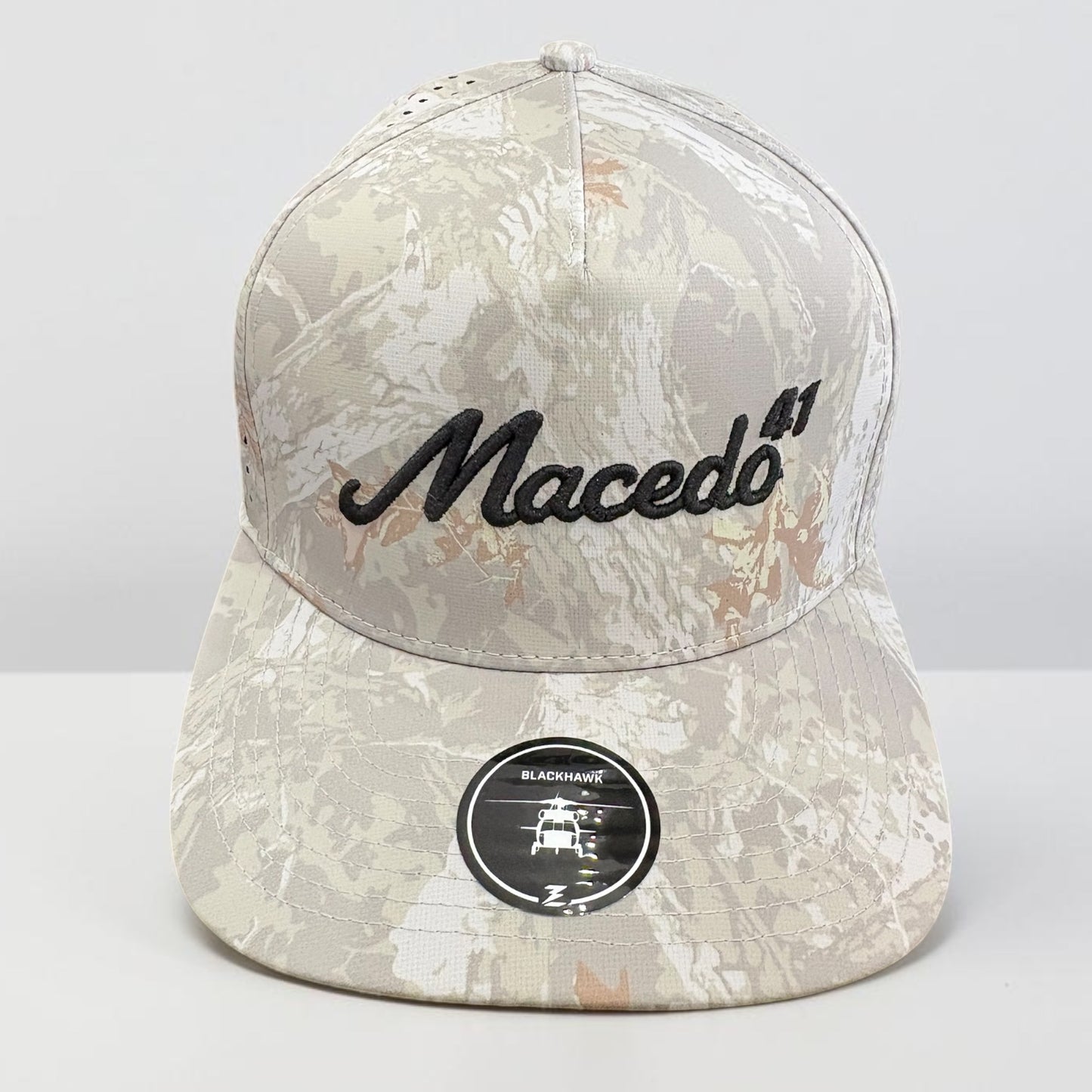Macedo 41 Camo Snapback Hat