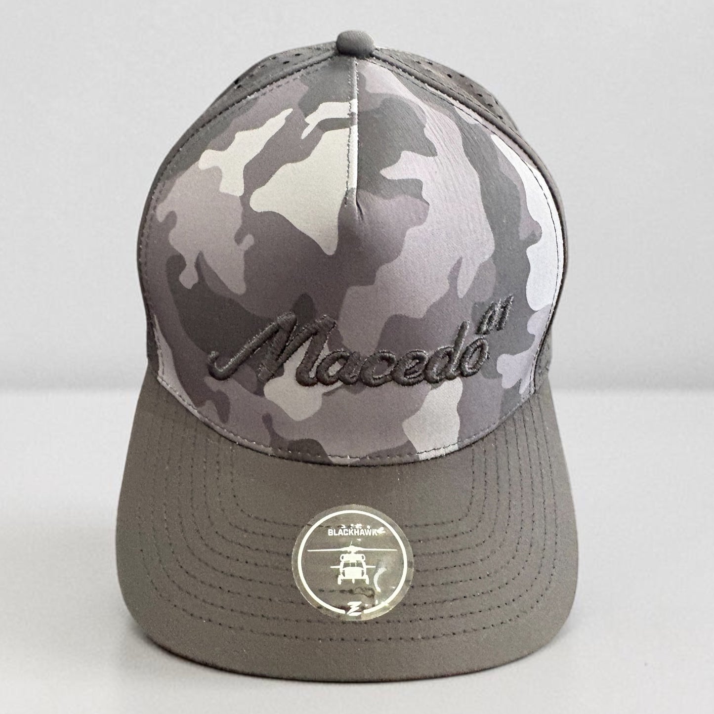 Macedo 41 Camo Snapback Hat
