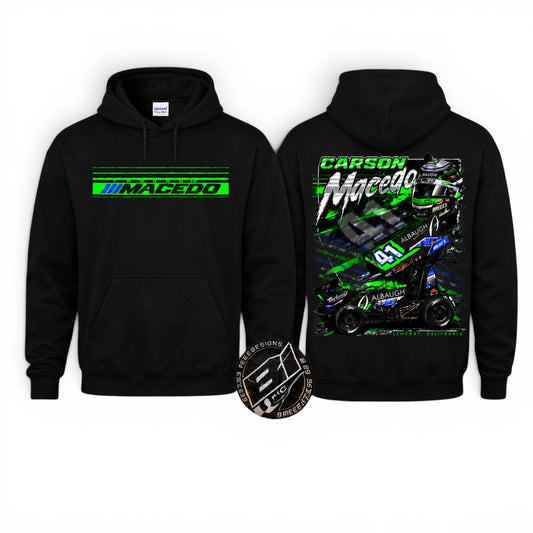 The Macedo Line Design, Hoodie (Black)