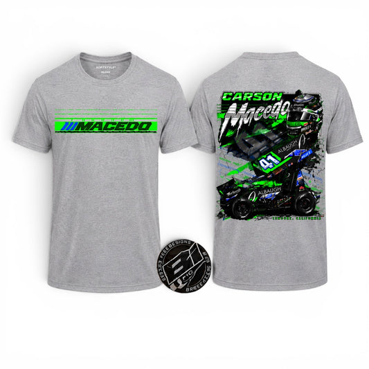 The Macedo Line Design T-Shirt (Grey Frost Soft Style)