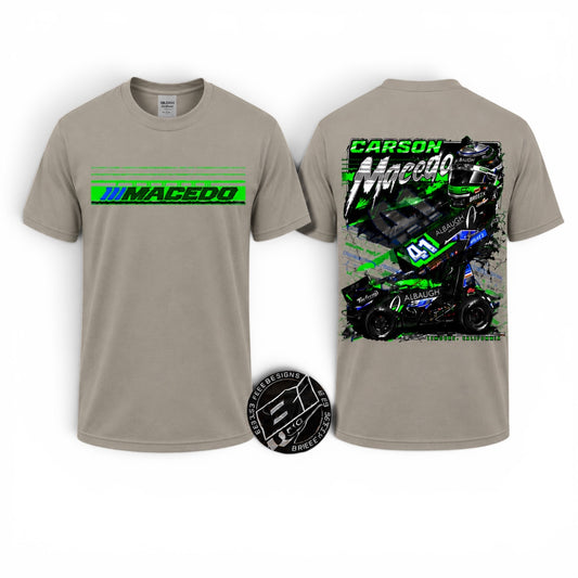 The Macedo Line Design T-Shirt (Gravel)