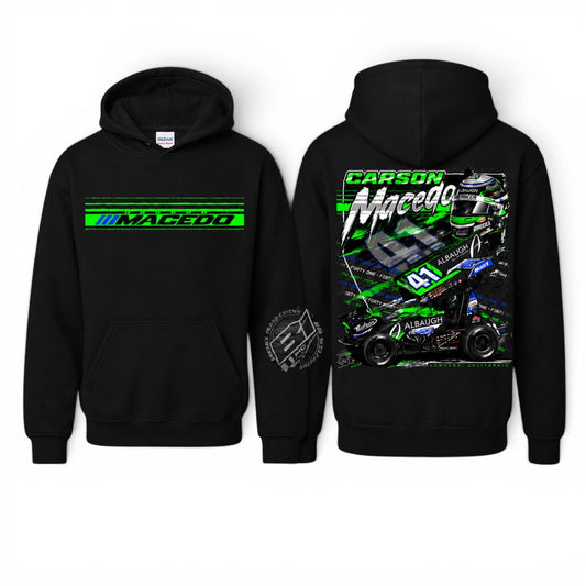 Youth The Macedo Line Design, Hoodie (Black)
