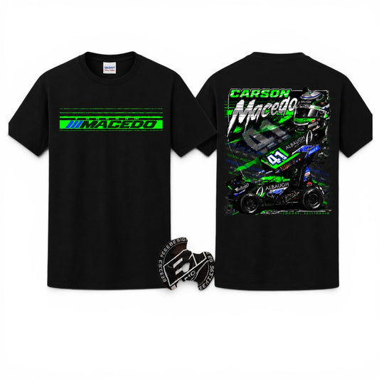 The Macedo Line Design T-Shirt (Black)