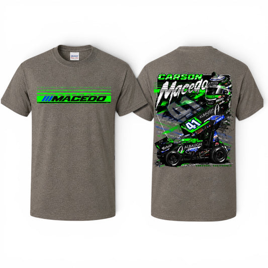 The Macedo Line Design T-Shirt (Graphite Heather)