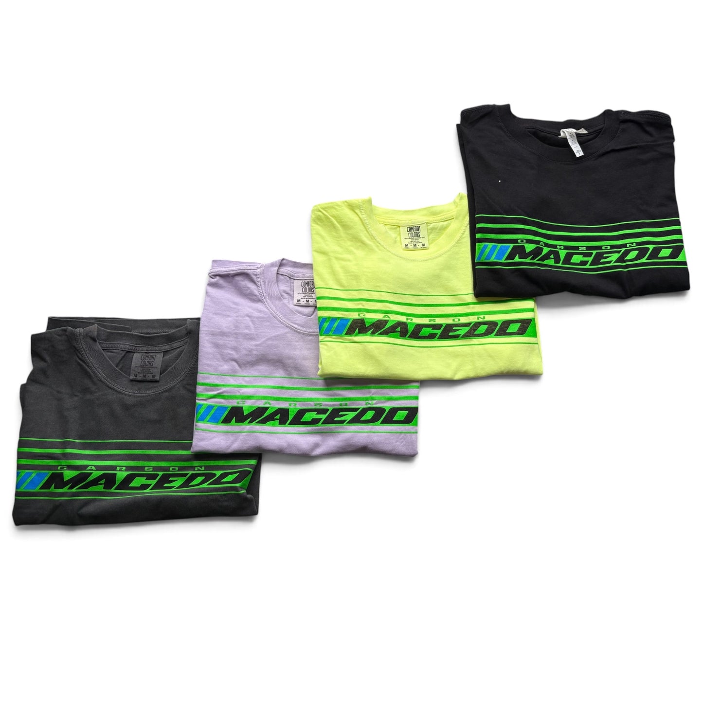 Ladies (Front Only) The Macedo Line Boxy Crop T-Shirts (Assorted Colors)