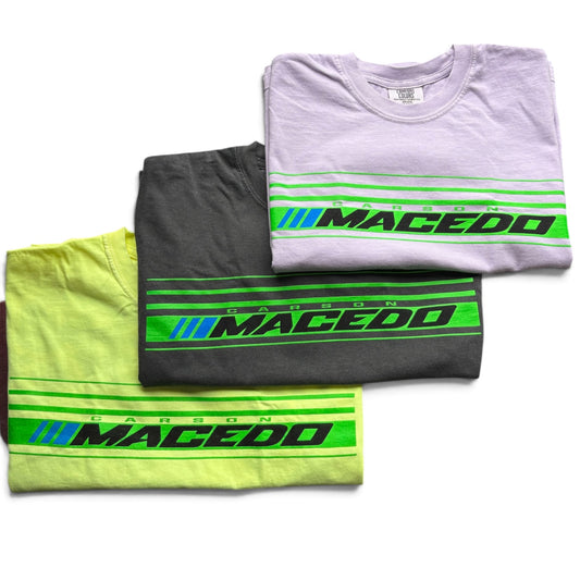 Ladies The Macedo Line Boxy Crop T-Shirts (Assorted Colors)