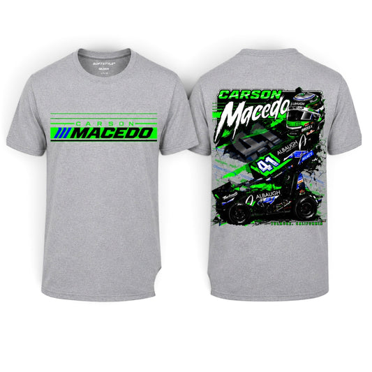 The Macedo Line Design T-Shirt (Grey Frost Soft Style)