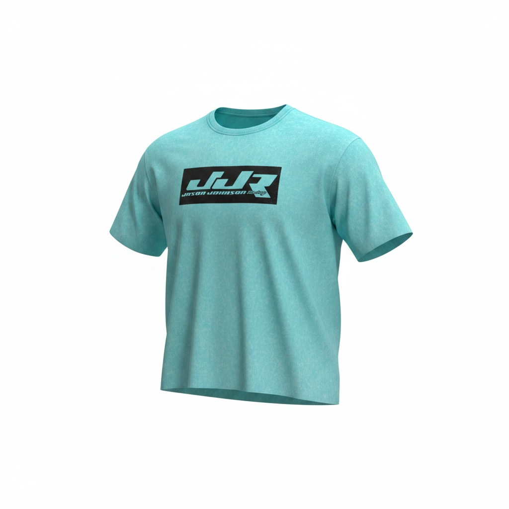 Two-Tone JJR Cropped T-Shirt (Assorted Colors)