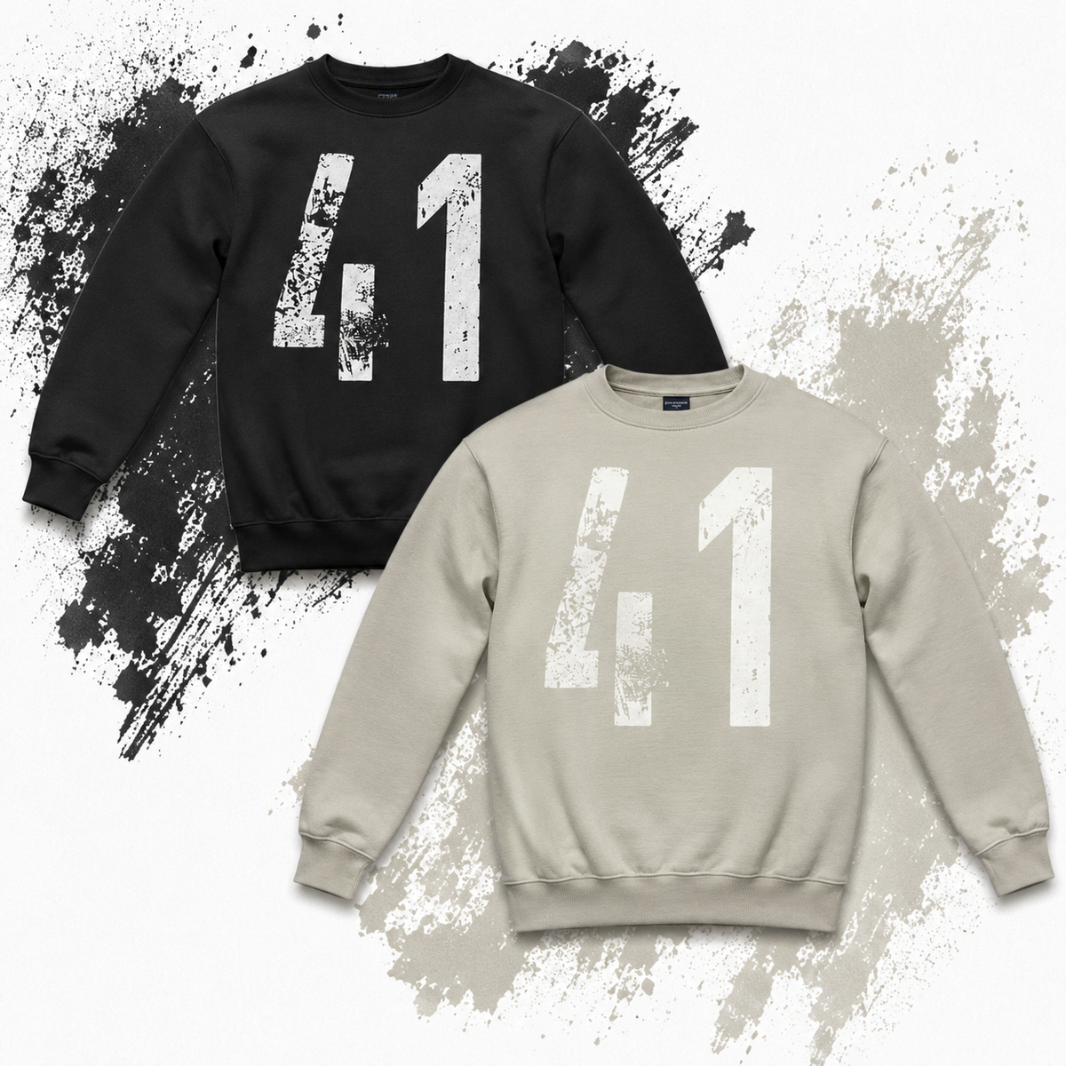 Ladies Distressed 41 Crew neck (Assorted Colors)