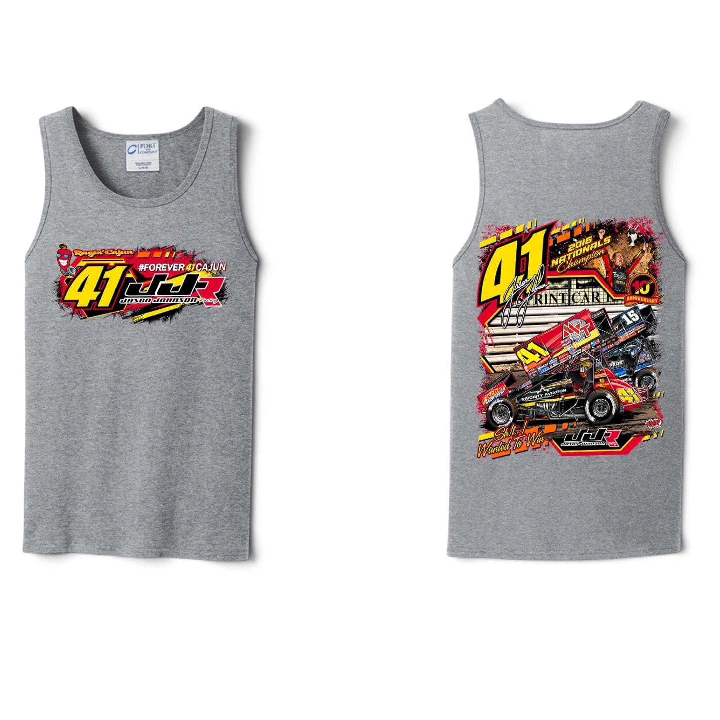 Unisex The Winning Pass Tank Top (Sports Grey)