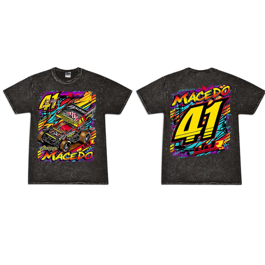 2026 Knoxville Graffiti Design T-Shirt (Black Mineral Wash)