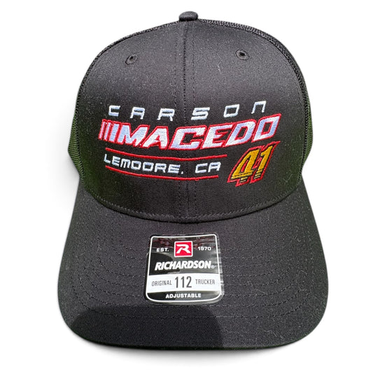 Macedo 41 Snap Back Hat (Black)