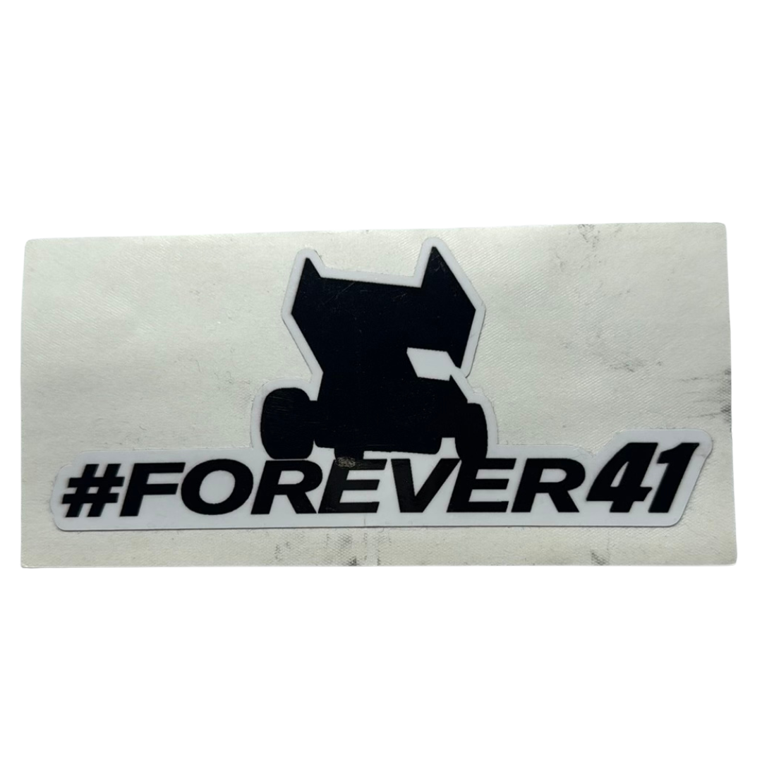 Black and White #Forever41 Decal (#9)