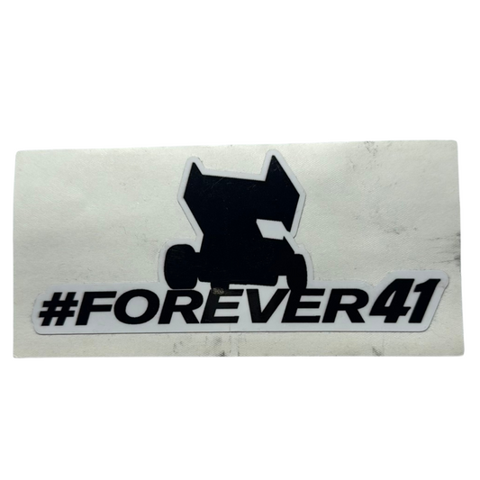 Black and White #Forever41 Decal