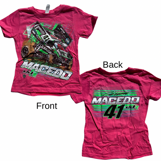 2024 Car Design Toddler & Youth T-Shirt (Pink)