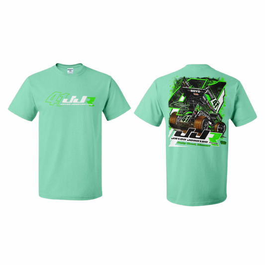 Neon Green Splash T-Shirt (Mint)