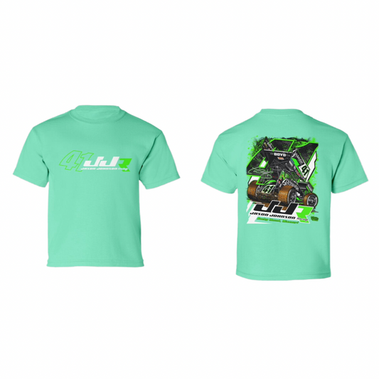 Neon Green Splash Youth T-Shirt (Mint)