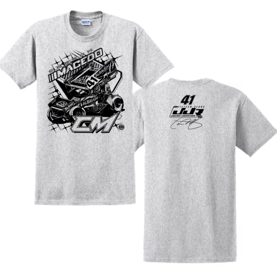 Matte Magic T-Shirt W/ Car On Front (Ash)