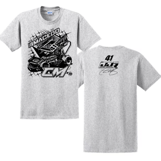 Matte Magic T-Shirt W/ Car On Front (Ash)