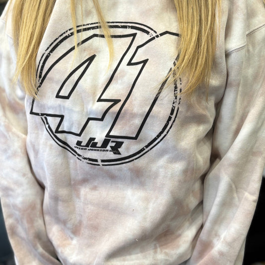 Ladies Circle 41 Tie-Dyed Crew Neck (Rose)