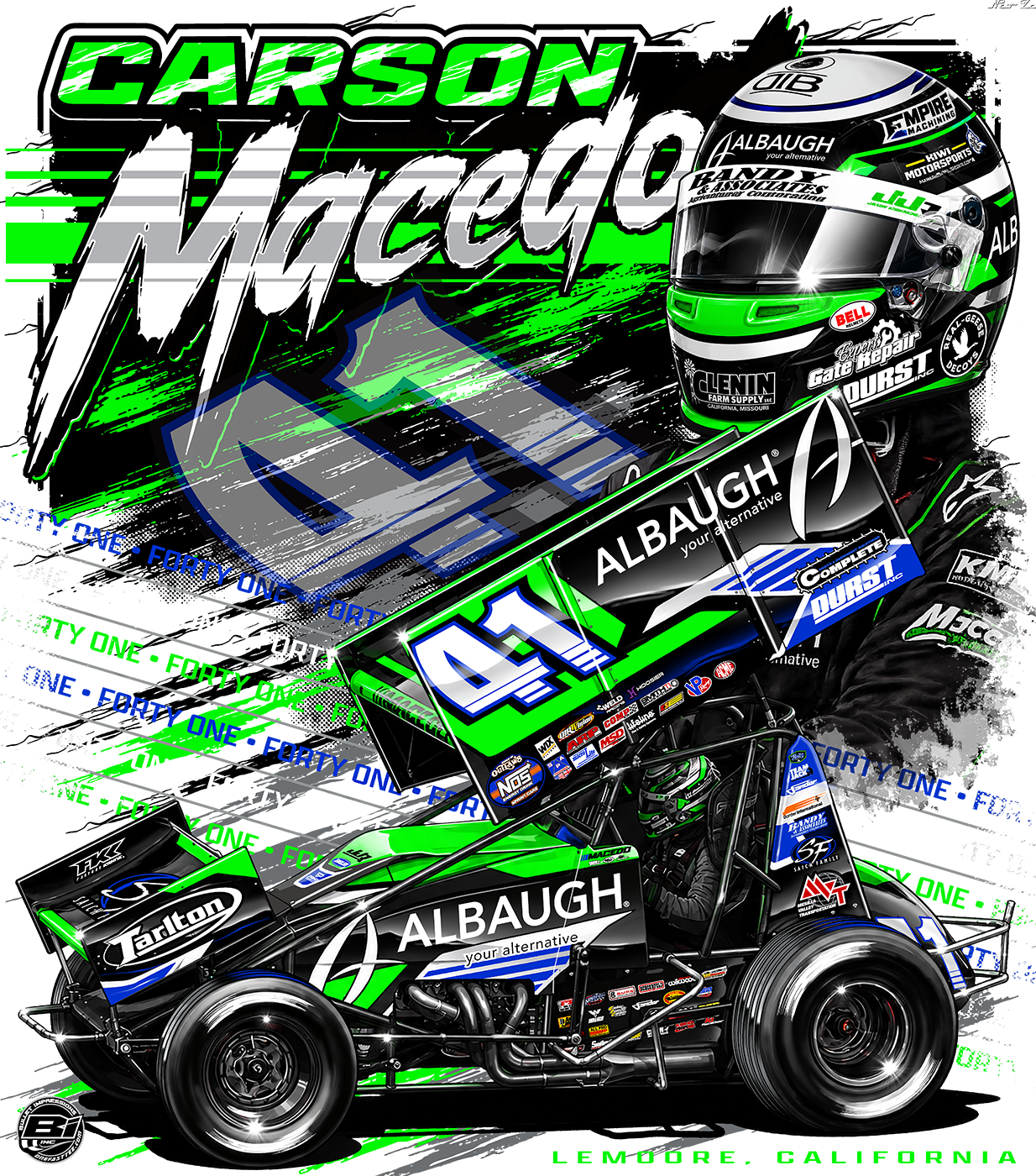 The Macedo Line Design T-Shirt (Watermelon)