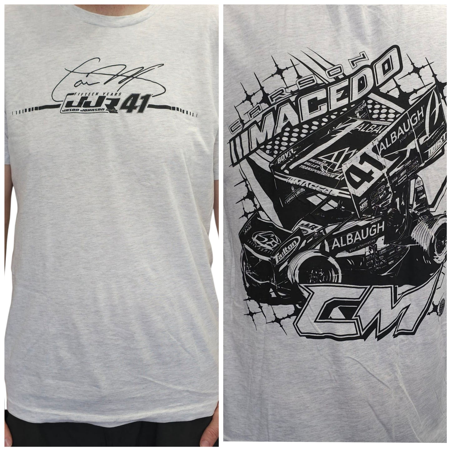 Matte Magic T- Shirt W/ Car On Back (Ash) (Soft Style)