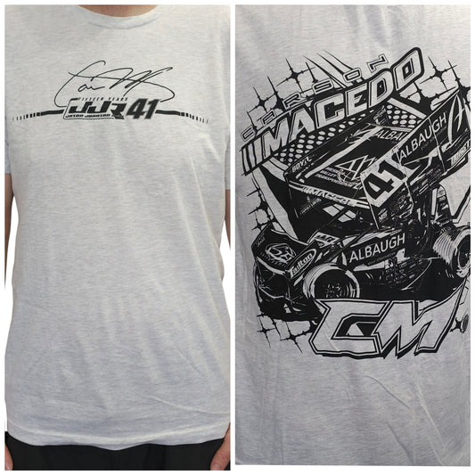 Matte Magic T- Shirt W/ Car On Back (Ash) (Soft Style)