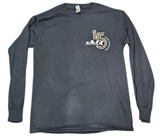 15 Year Anniversary Long Sleeve T-Shirt (Black)