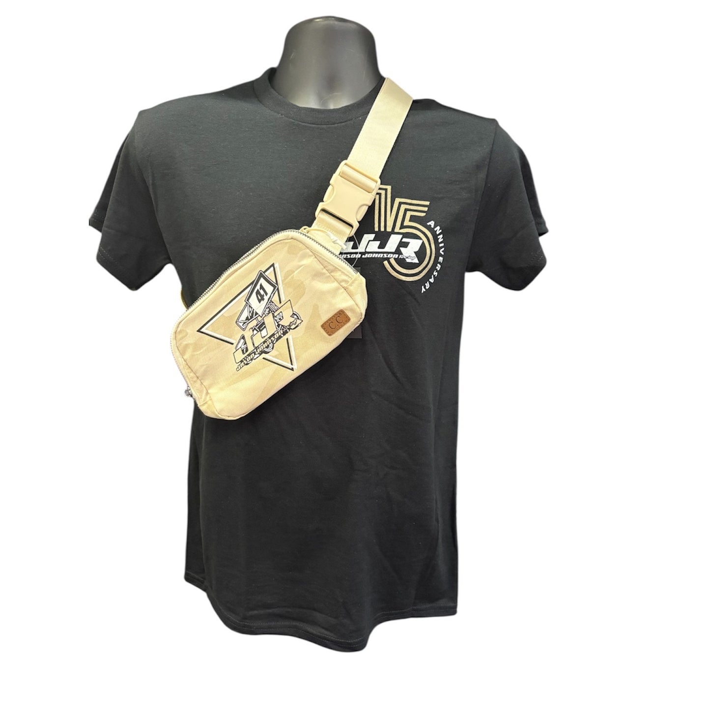 Nylon Ladies Belt Bag with 41 Logo