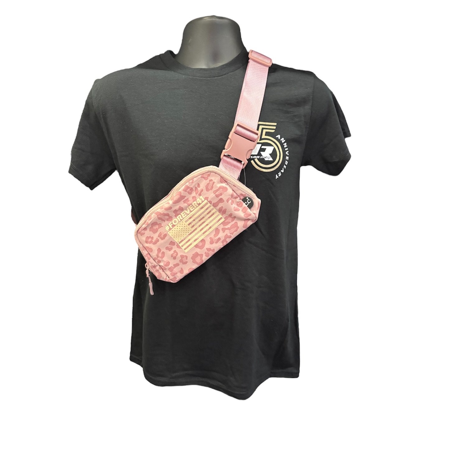 Nylon Ladies Belt Bag with 41 Logo