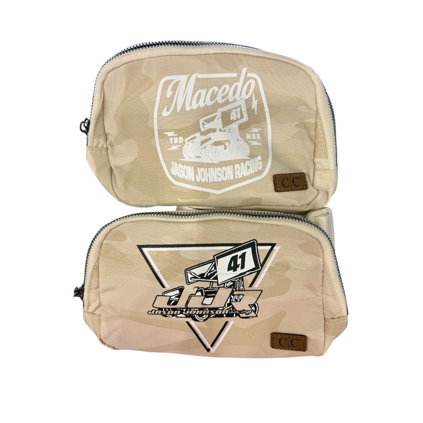 Nylon Ladies Belt Bag with 41 Logo