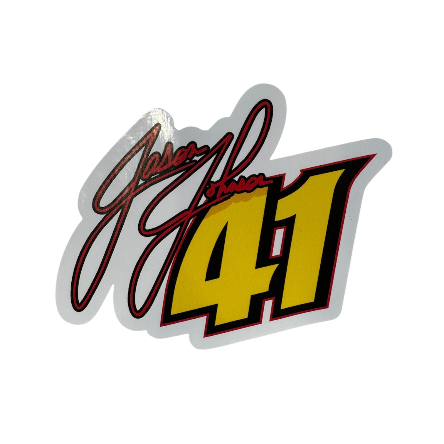 Johnson Racing Svg (#15) Jason Johnson Autograph 41 Decal – Jason Johnson Racing Merchandise