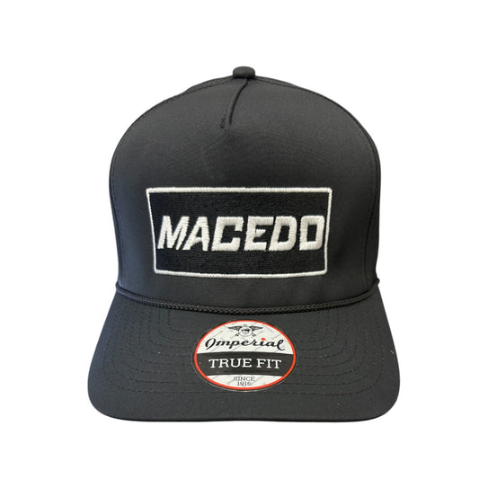 Macedo Snap Back Rope Hat (Black)