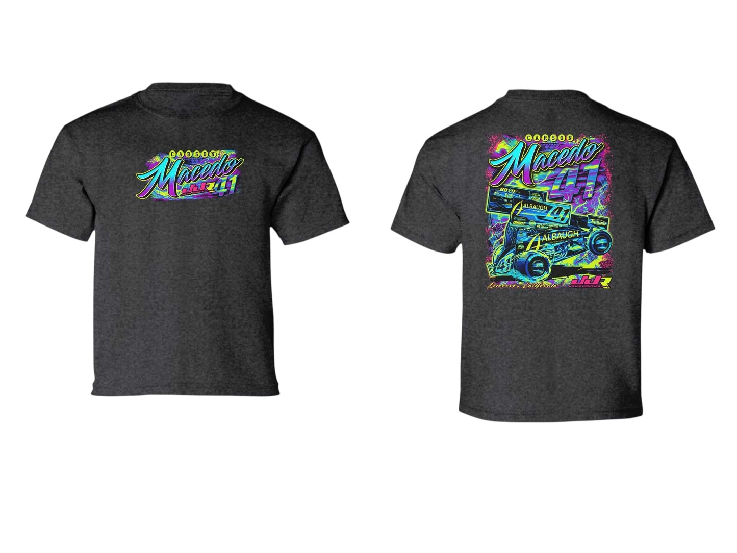 Toddler 2025 Neon T-Shirt (Dark Gray)