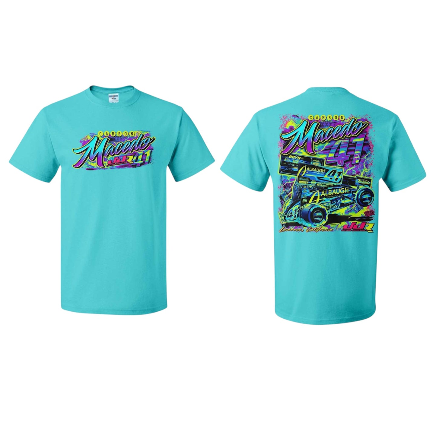2025 Neon T-Shirt (Scuba Blue)