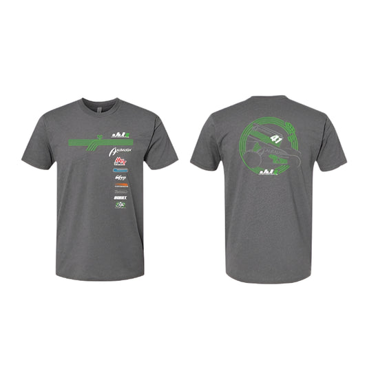 2025 Knoxville Team Wheat Design T-Shirt (Heather Heavy Metal)
