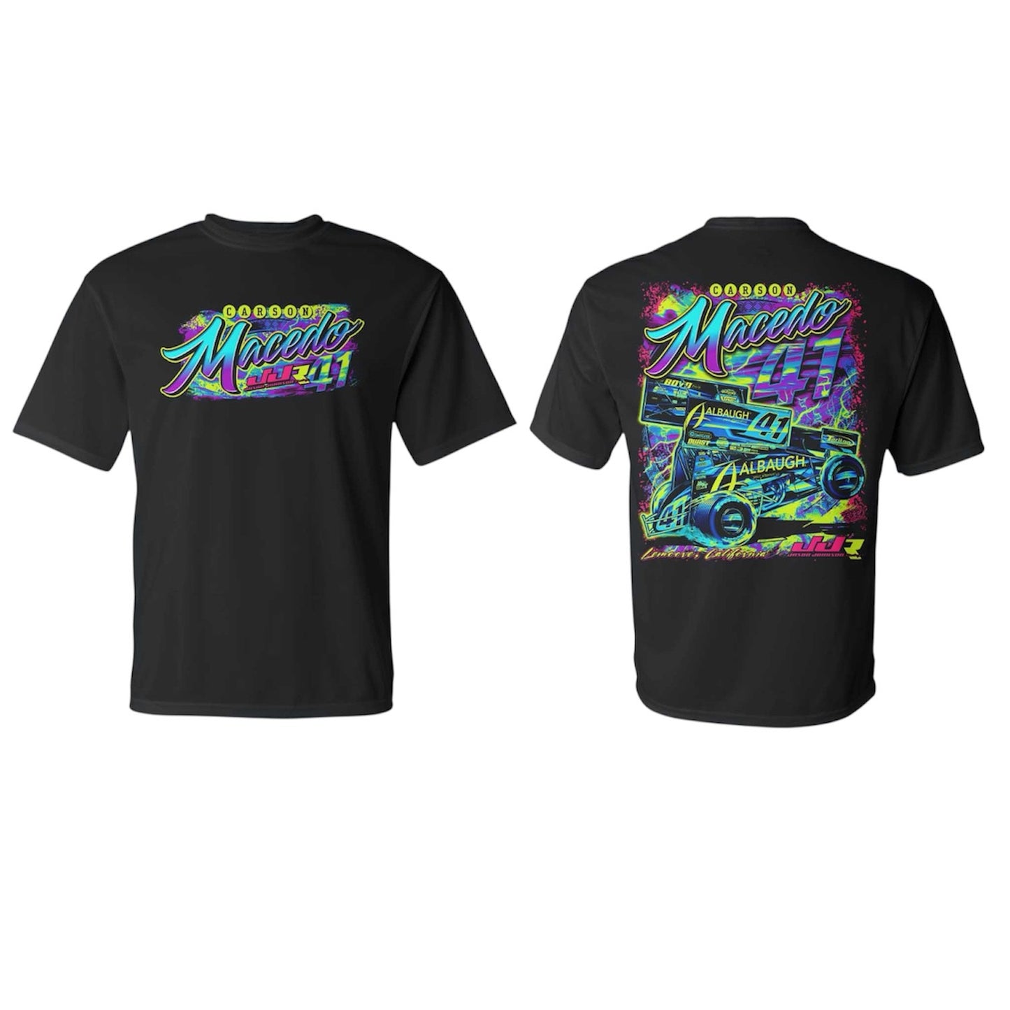 2025 Neon T-Shirt Sport Tek (Black)