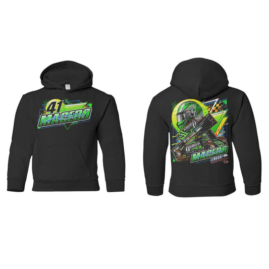 Youth Summer Sunshine Design Hoodie (Black)