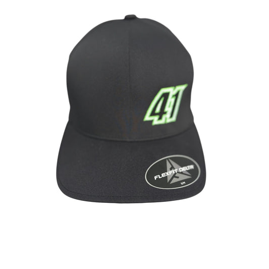 41 Dry fit Golf Material Hat (Black)