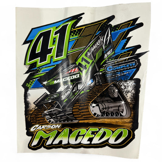 (1) Pushing Dirt Design Decal