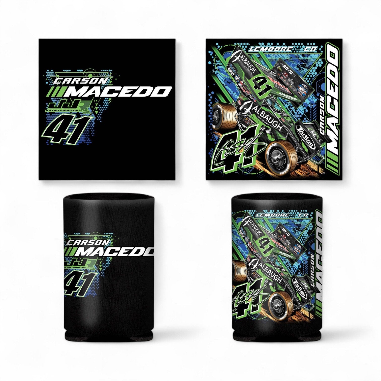 Can Koozies – Jason Johnson Racing Merchandise