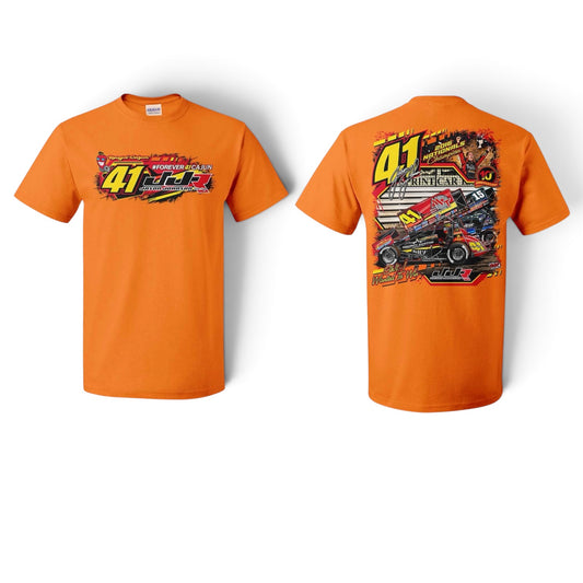 The Winning Pass Design T-Shirt (Neon Orange)